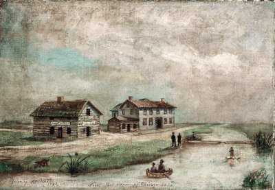 The First US Post Office in Chicago by Sarah E. Melendy Westcott